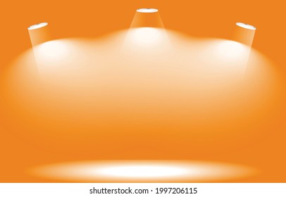 Mini studio box isolated on brown background Premium Photo