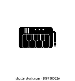 mini synthesizer icon. Element of simple music icon for mobile concept and web apps. Isolated mini synthesizer icon can be used for web and mobile