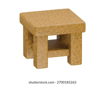  mini table icon 3d illustration render