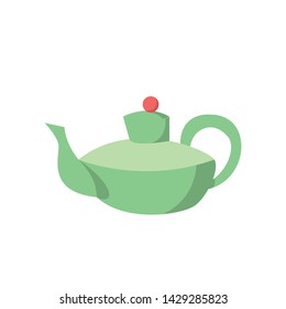  Mini teapot. Vector Isolated Graphic Design Elements.