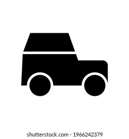 mini tractor icon or logo isolated sign symbol vector illustration - high quality black style vector icons
