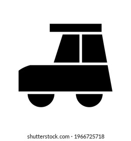 mini tractor icon or logo isolated sign symbol vector illustration - high quality black style vector icons
