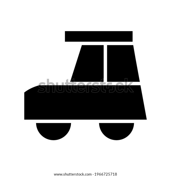 mini tractor icon
or logo isolated sign symbol vector illustration - high quality
black style vector
icons
