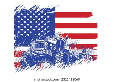 Mini Truck Distress Flag, 4th of July, Independence Day, patriotic, USA flag, distressed, mini truck, American flag, celebration, national holiday, pride, love for country, patriotic design, symbolic.