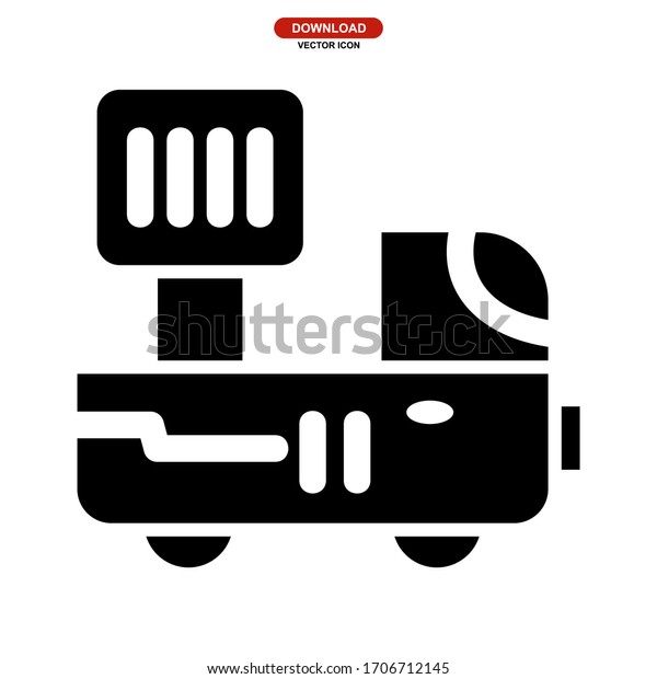 mini truck icon or\
logo isolated sign symbol vector illustration - high quality black\
style vector icons\
