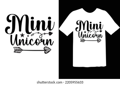 Mini Unicorn Svg Design File