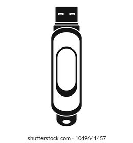Mini usb icon. Simple illustration of mini usb vector icon for web
