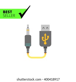 Mini USB to jack cable