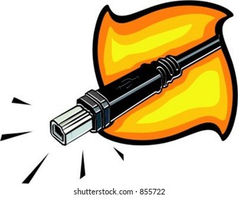 Mini USB plug. Check my portfolio for many more images of this series.