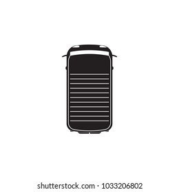 mini van icon. Element of transport view from above icon. One of the collections icon for website design and development, app development mobile concept. Premium icon on white background
