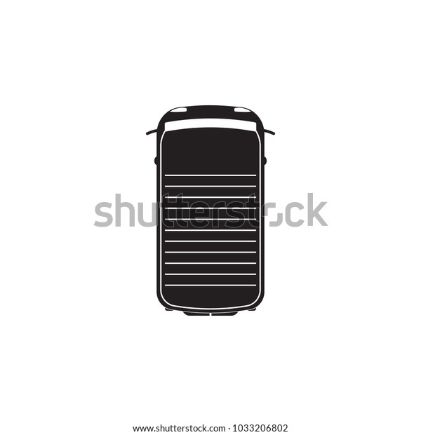 mini van icon. Element of transport view from\
above icon. One of the collections icon for website design and\
development, app development mobile concept. Premium icon on white\
background