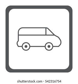 Mini van Icon, Vector