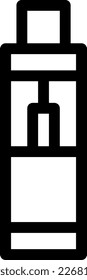Mini-Vektorgrafik auf transparentem Hintergrund. Hochwertige Symbole. Dünne Vektorsymbole für Konzept und Grafikdesign. 