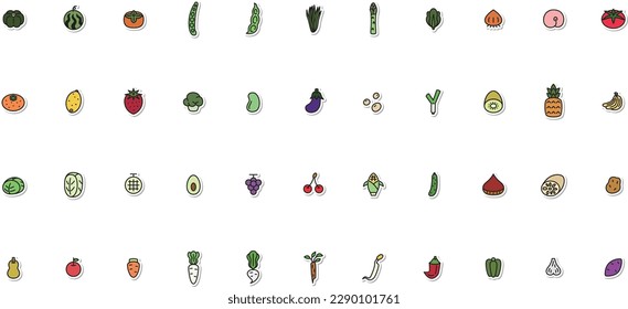 Mini-Symbol-Set-Aufkleber (ohne Hintergrund)