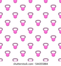 Mini weight pattern. Cartoon illustration of mini weight vector pattern for web