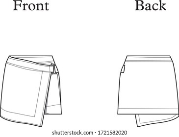 Wrap Skirt Images, Stock Photos & Vectors | Shutterstock