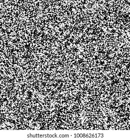 Miniature amorphous details creating grainy texture