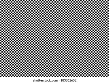 Miniature Black and White Squares. Vector