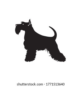 Long Haired Dachshund Side Silhouette Stock Vector (Royalty Free ...