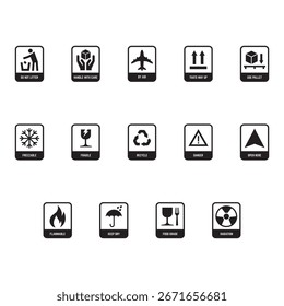 Miniature Version of Universal Shipping Icons
