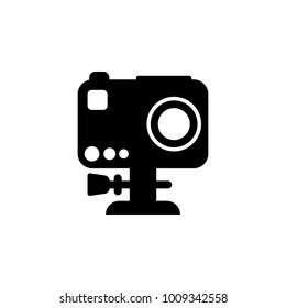 miniature video camera icon. Elements of camera icon for concept and web apps. Illustration  icon for website design and development, app development. Premium icon on white background