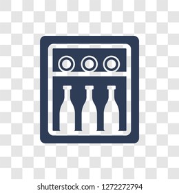 Minibar icon. Trendy Minibar logo concept on transparent background from Hotel and Restaurant collection