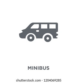 Minibus icon. Minibus design concept from Transportation collection. Simple element vector illustration on white background.