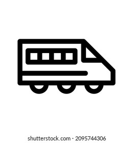 minibus icon or logo isolated sign symbol vector illustration - high quality black style vector icons

