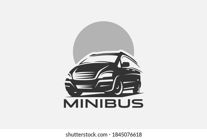 minibus vector logo EPS 10 file