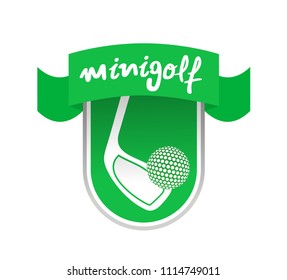 minigolf ribbon symbol