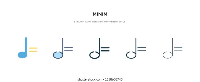 minim icon in different style vector illustration. two colored and black minim vector icons designed in filled, outline, line and stroke style can be used for web, mobile, ui