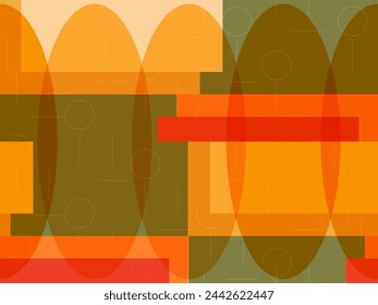Minimal 20s geometric background with primitive shapes elements, modern hipster style. art vector pattern of geometric shapes and simple elements of circles, triangles or squares and cross