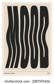 Minimal 20s geometric design posters, vector template
