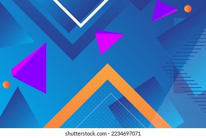 fondo geométrico mínimo 3d colorido