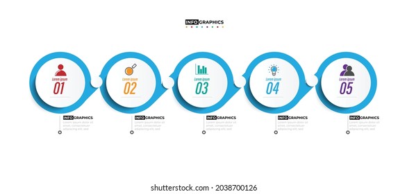 Minimal 4 - 5 step and partition Color gradient chart origami paper color info-graphic