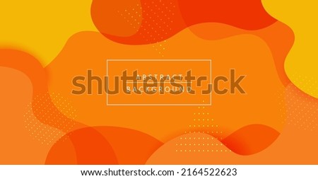 Minimal Abstarct Dynamic orange textured background design in 3D style with orange color. EPS10 Vector background.