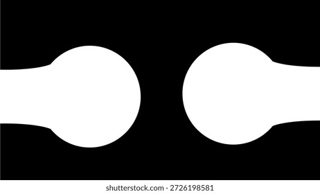 Estética abstracta mínima que captura la simplicidad moderna con un ritmo visual controlado