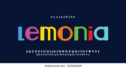 Minimal Abstract alphabet letters Font. Minimal modern urban fonts for logo, brand etc. Typography vector illustration