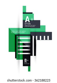 Minimal abstract background