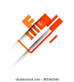 Minimal abstract background