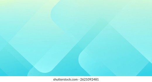Minimal abstract background. Banner design with blue and green color gradation. creative design.