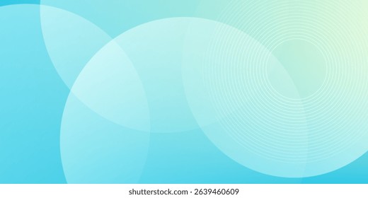 Minimal abstract background. Banner design with blue and green color gradation. Colorful and creative design.