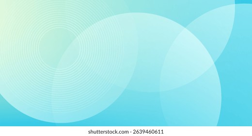 Minimal abstract background. Banner design with blue and green color gradation. Colorful and creative design.