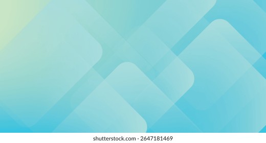 Minimal abstract background. Banner design with blue and green color gradation. Colorful and creative design.