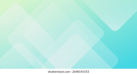Minimal abstract background. Banner design with blue and green color gradation. Colorful and creative design.
