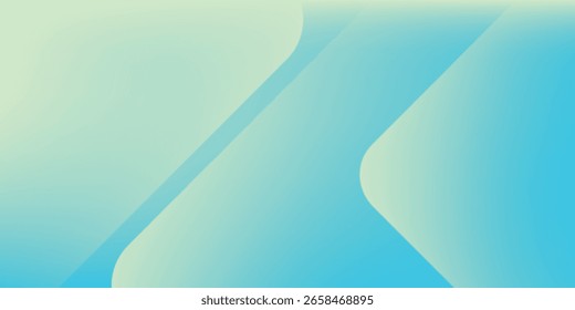 Fondo abstracto mínimo. Diseño de Anuncio con gradación de color azul y verde. Diseño colorido y creativo. Eps 10.