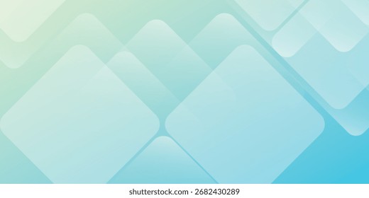 Minimal abstract background. Banner design with blue and green color gradation colorful banner simple 
