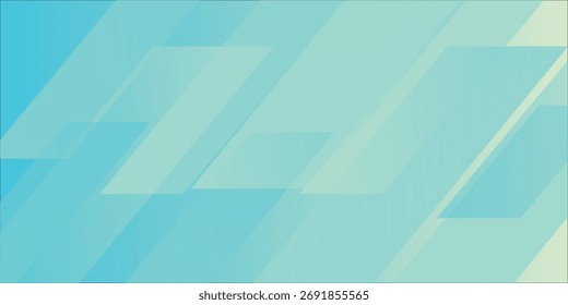 Fondo abstracto mínimo. Diseño de Anuncio con gradación de color azul y verde. 