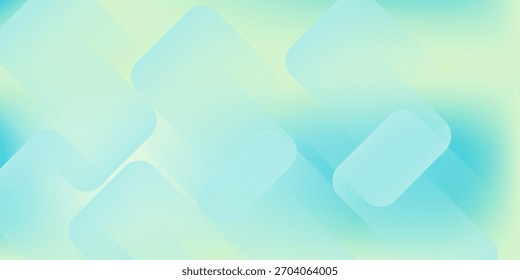 Minimal abstract background. Banner design with blue and green color gradation modern