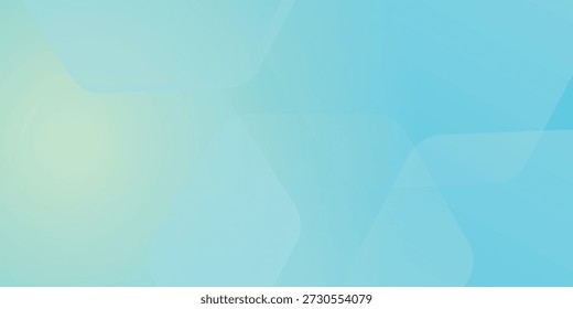 Fundo abstrato mínimo. Design de banner com gradação de cor azul e verde. Design colorido e criativo.